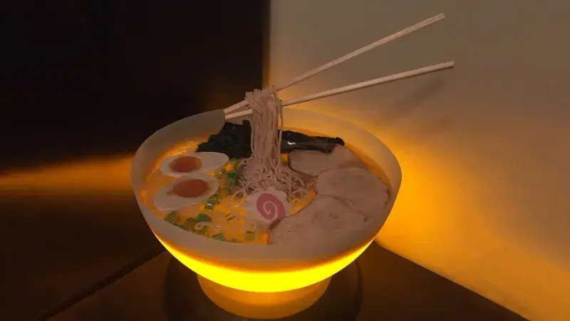 Innovative ramen preparation